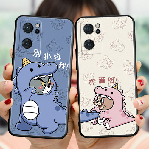 适用opporeno7pro手机壳pfdm00新款创意磨砂pfdt00全包防摔0pp0reno7pro彩绘软壳网红保护套男女简约可爱卡通