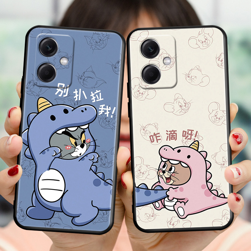 适用红米NOTE12手机壳redmi全包保护套22101317c卡通可爱note12情侣文字hongmi防摔软硅胶外壳note12新款简约