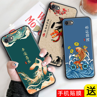 a1723手机膜a1724男女 se一代 适用苹果5手机壳a1429小屏4.0寸iphone5s国风保护套iph0ne5软壳apple苹果5