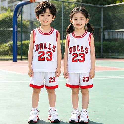 夏季速干男女儿童运动篮球服套装