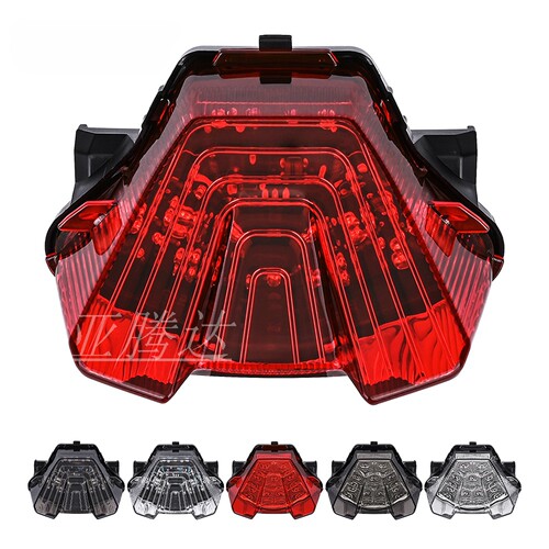 适用雅马哈MT-07 MT07 18-24改装尾灯刹车转向信号集成 LED后尾灯