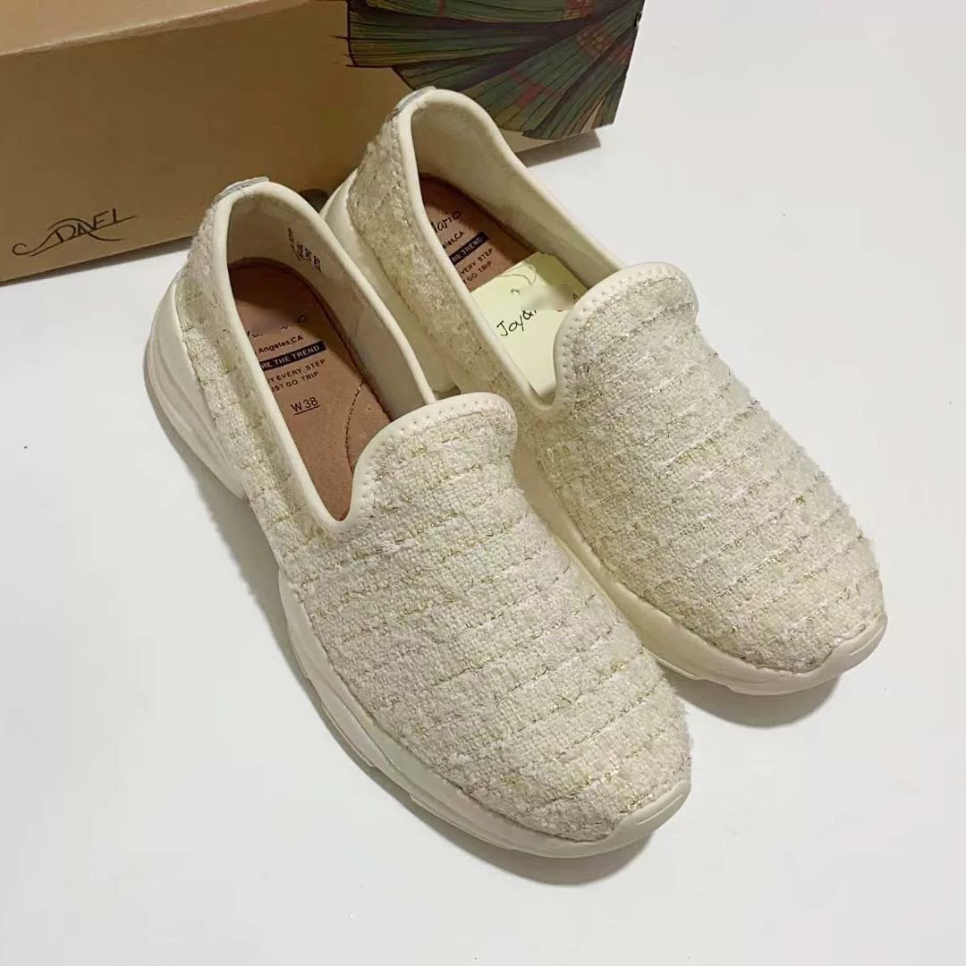 专柜玛丽正品76158W春款帆布鞋女镂空网面鞋懒人一脚蹬板鞋76159W
