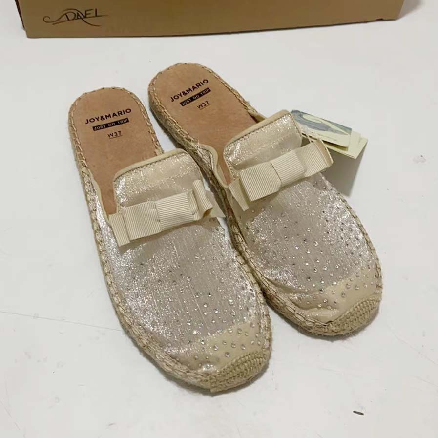 jm快乐玛丽女鞋24夏季新款外穿包头拖休闲套脚拖鞋厚底女鞋05602W