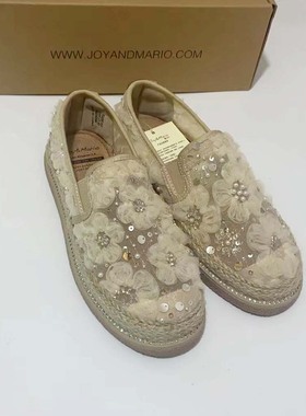 专柜玛丽正品渔夫鞋女23春夏款时尚百搭懒人一脚蹬平底单鞋69255W