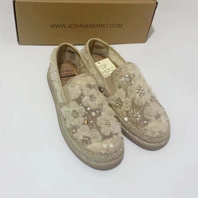 专柜玛丽正品渔夫鞋女23春夏款时尚百搭懒人一脚蹬平底单鞋69255W