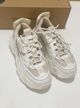 专柜玛丽正品老爹鞋女秋厚底增高运动休闲鞋子ins潮百搭小白30505