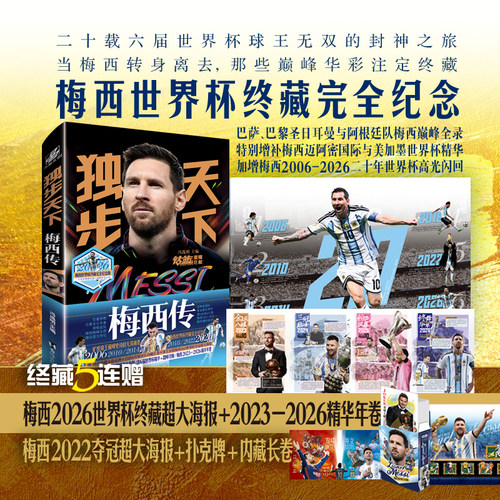 独步天下·梅西传夺冠金签版