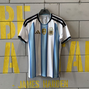 球阿根廷球衣透气足球T恤JM8396 Adidas阿迪达斯26年世界杯球迷版