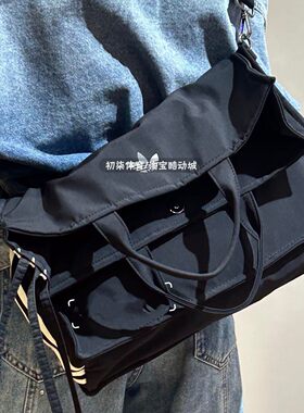 Adidas阿迪达斯三叶草二合一斜挎拎包邮差包托特包KW9636/KW9638