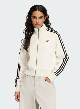 adidas阿迪达斯三叶草牛仔夹克女子三条纹梭织外套KD2892/KD2913