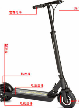 九悦KOON电动滑板车维修配件