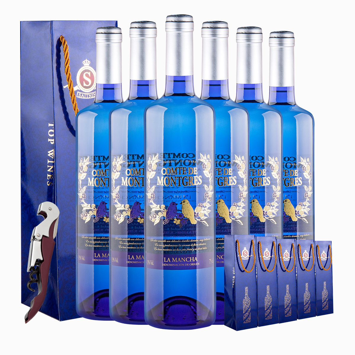 西班牙原瓶进口DO级晚收甜白葡萄酒馥郁香甜幸福的味道750ml