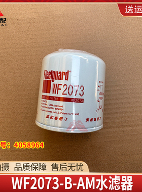 东风货车冷却水滤器WF2073-B-AM康明斯发动机水滤芯4058964水滤器
