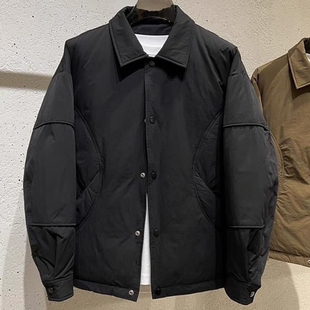 翻领百搭保暖轻便日系外衣潮流棉服 冬天外套男男士 秋冬装 轻薄款