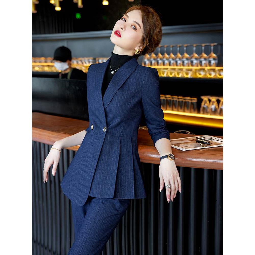 西装外套女春秋气质女神范职业装西服套装酒店前台经理工作服正装