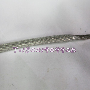 包塑钢丝绳涂塑料钢丝绳 7*7软PVC不锈钢钢丝绳 1.5包后2mm