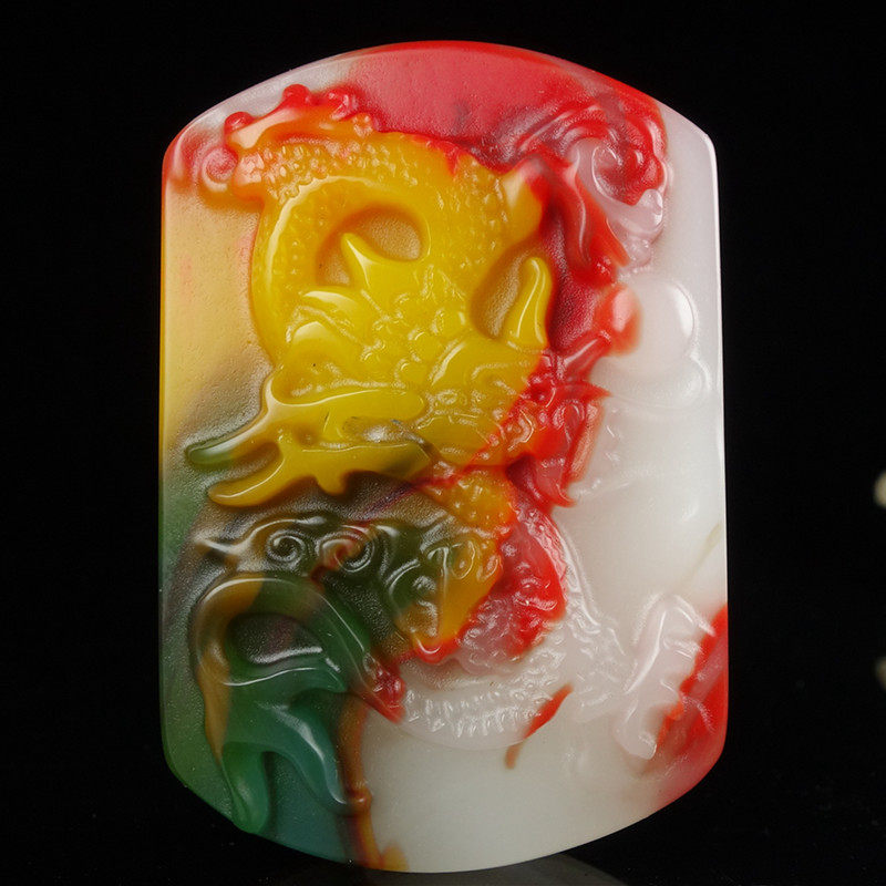 皮带扣男款挂件新疆和田玉