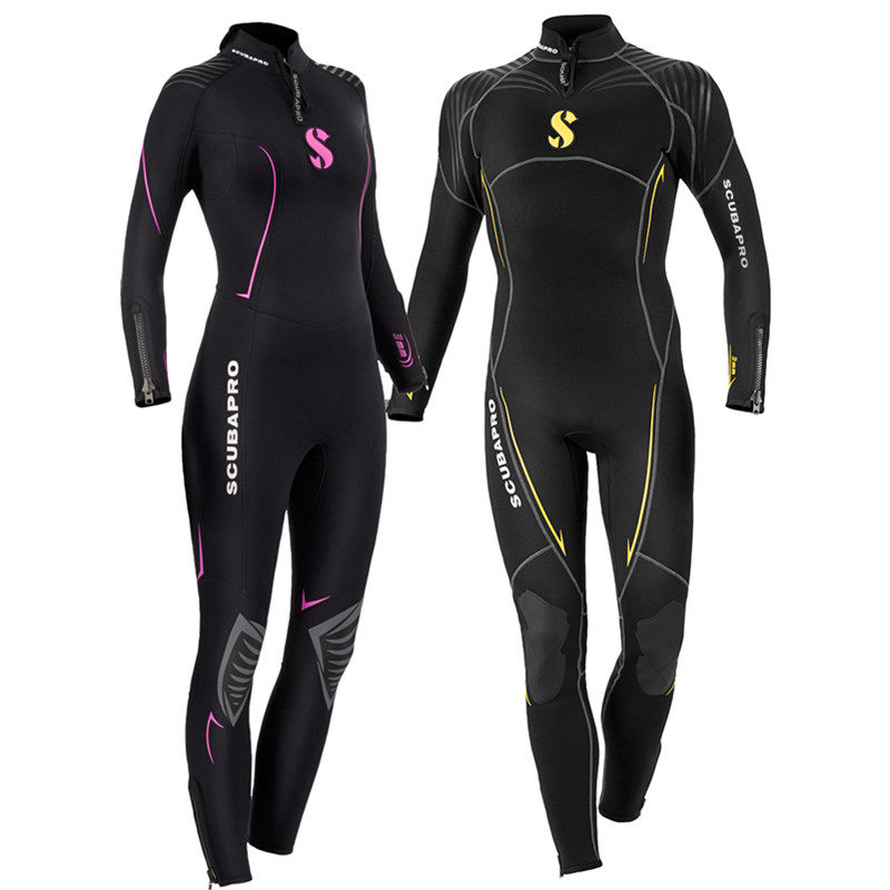 SCUBAPRO Definition 3mm男女款潜水服连体水肺潜水衣保暖衣拉链