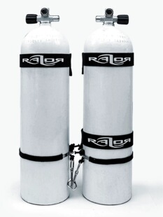 Razor 侧挂潜水 绑瓶带 瓶箍 单头钩 Rigging 套装 标准气瓶