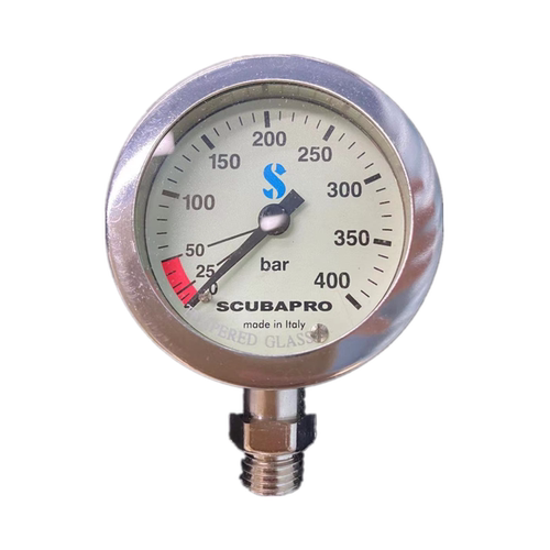 Scubapro TECH GAUGE 52mm/63mm金属压力表头高压管TP HOSE 15CM