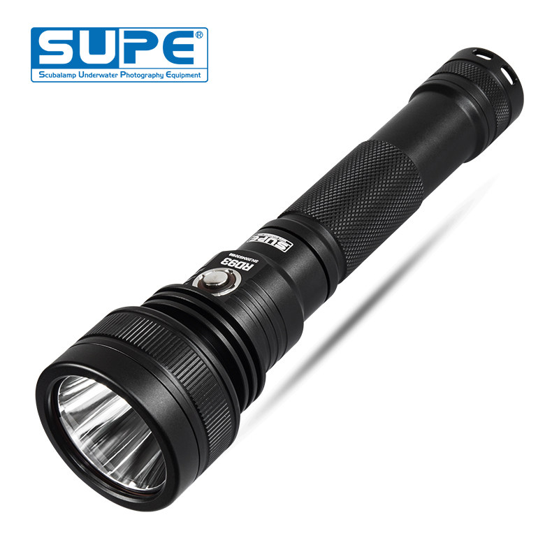 scubalamp（SUPE）潜水照明灯RD93强光手电筒3000流明补光灯水摄