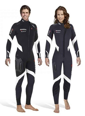 MARES FLEXA超弹潜水服连体男女款冲浪水肺湿衣前拉链装备3.2.2mm