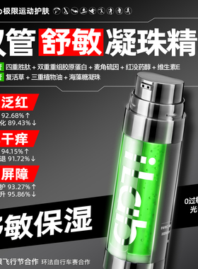 iLab艾莱博双管舒敏精华乳(多肽凝珠胶原)修护屏障/抗氧抗糖48ml