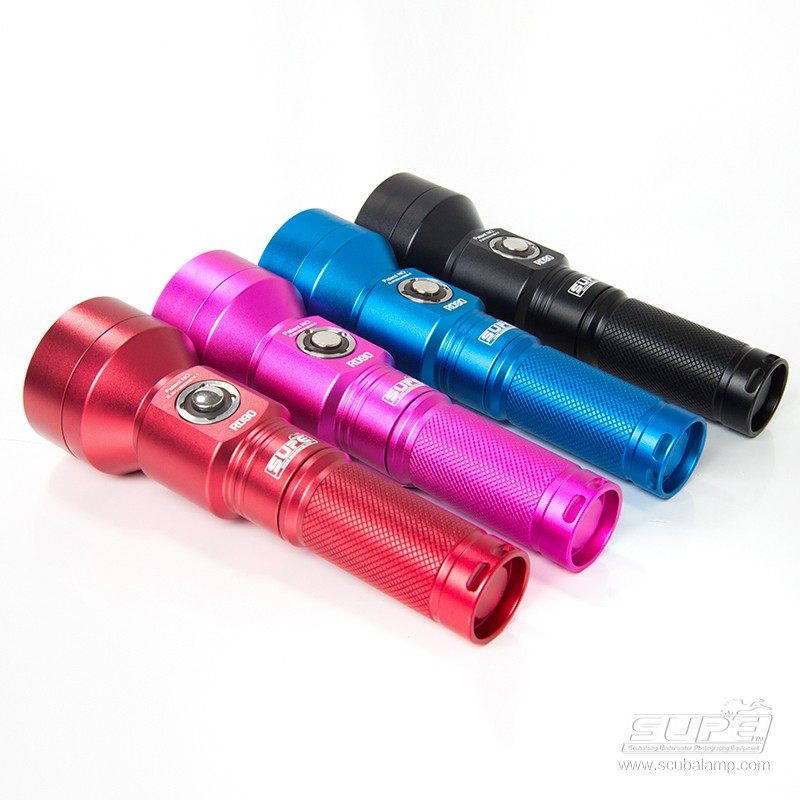 潜水摄影手电筒补光灯流明夜潜