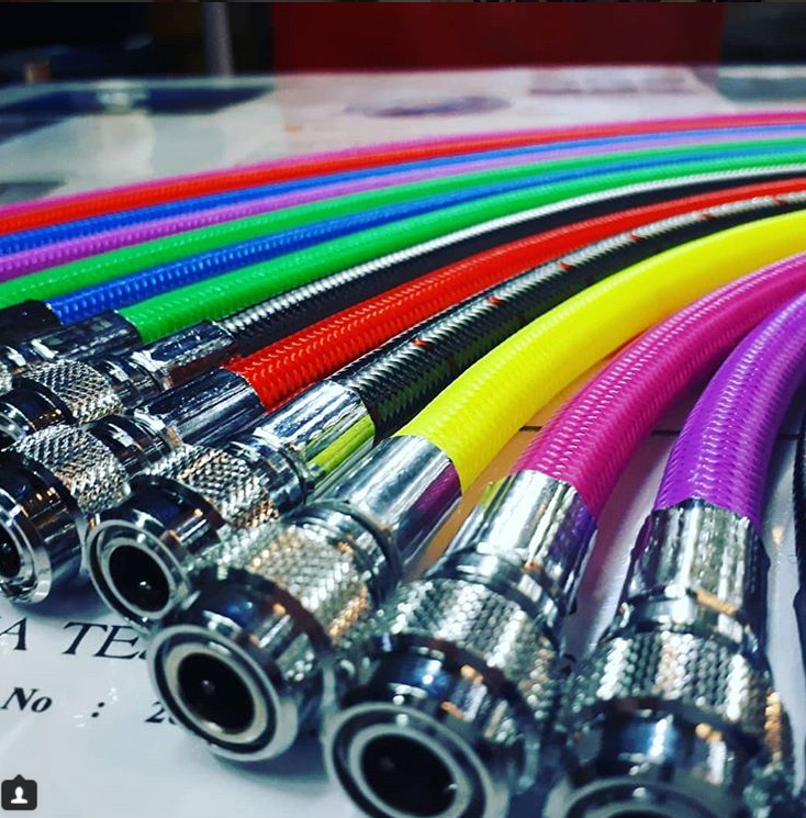 Miflex Xtreme Inflator Hose潜水编织管 BC充气侧挂低压管多色