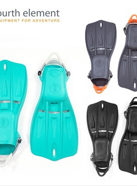 第四元素2022新款Tec Fins专业技术潜水脚蹼水肺蛙鞋侧挂蛙踢休闲