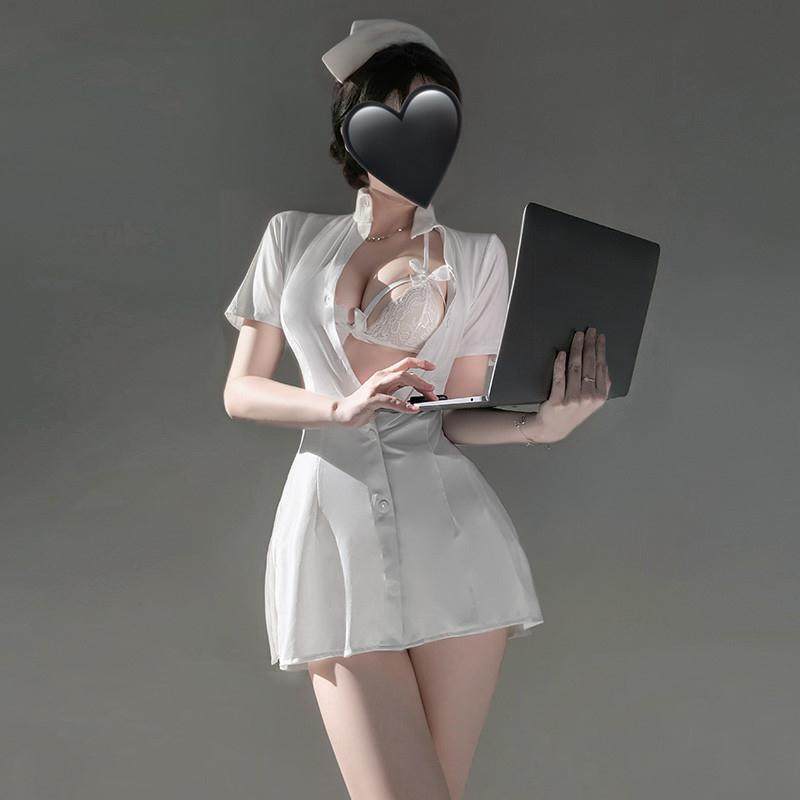 护士服制服套装cos性感刺激内衣纯欲床上角色扮演情趣睡衣服qqny