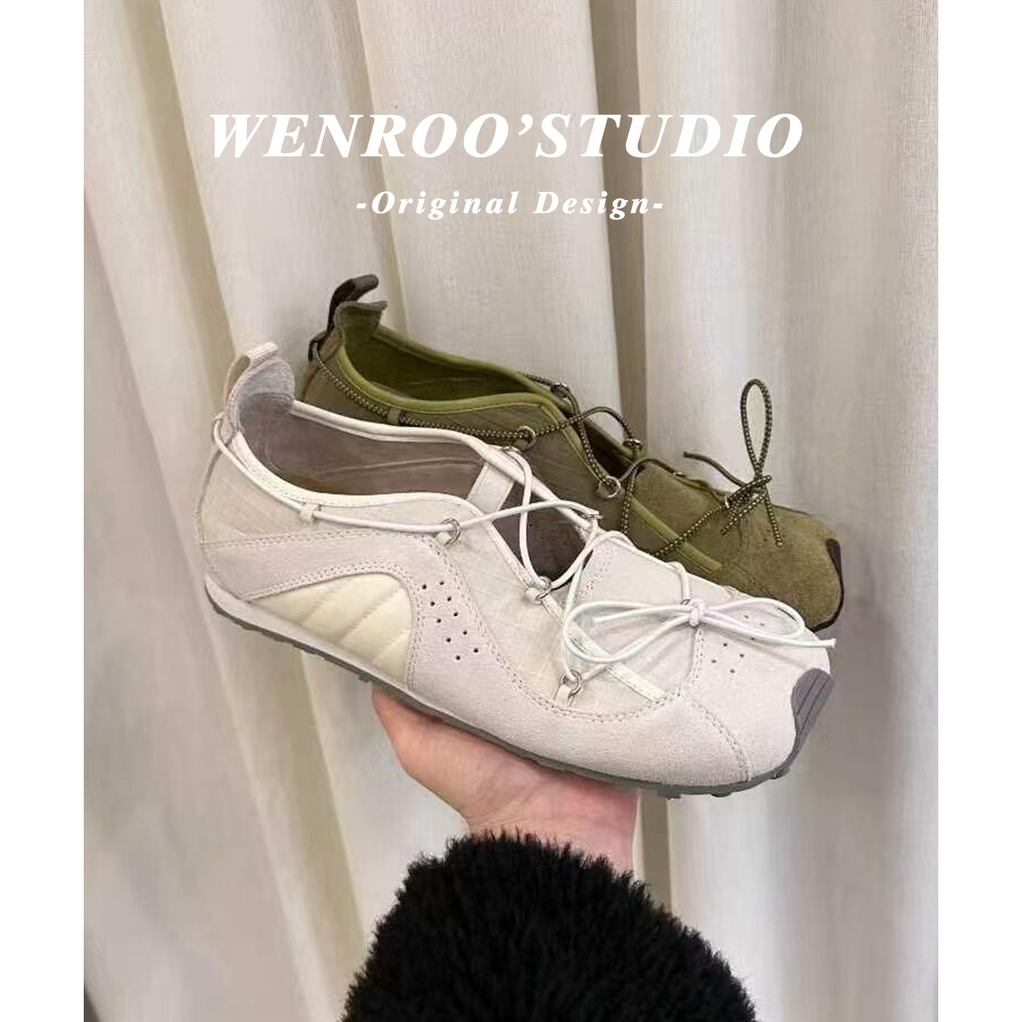 复古系带方头内增高运动玛丽珍鞋