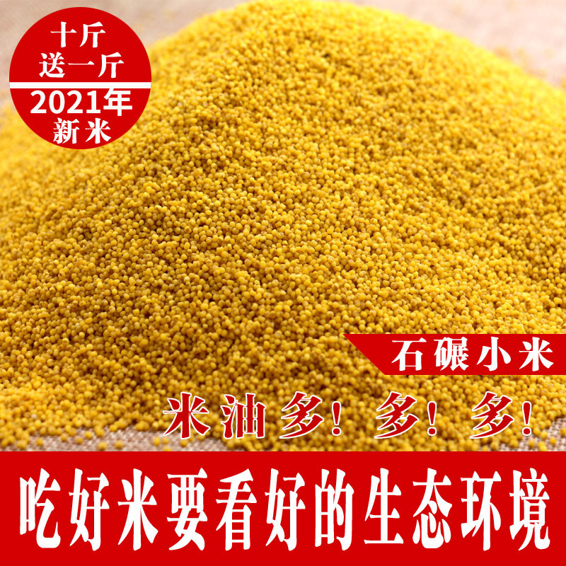 山西特产新米农家自种黄小米月子米大黄米糯小米粥粮食5斤装包邮