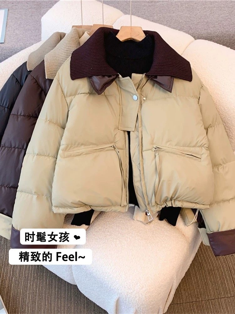 晋江冬天独特超好看棉服女款冬季2025新款爆款棉衣十三行夹棉外套,女装/女士精品,棉衣/棉服,淘宝优惠券,粉丝福利购,淘宝优惠卷