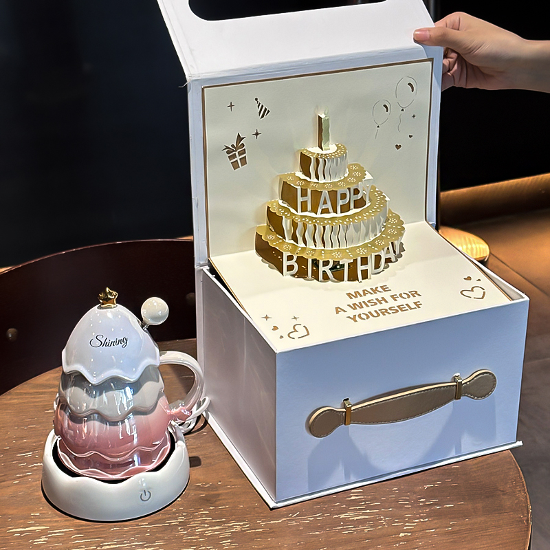 生日礼物女生送闺蜜实用高级感伴手礼小众送女友杯子礼盒装马克杯