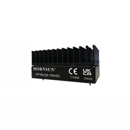 URF4812QB-75WHR3金升阳DC-DC电源模块18-75V转12V 6.25A带散热器