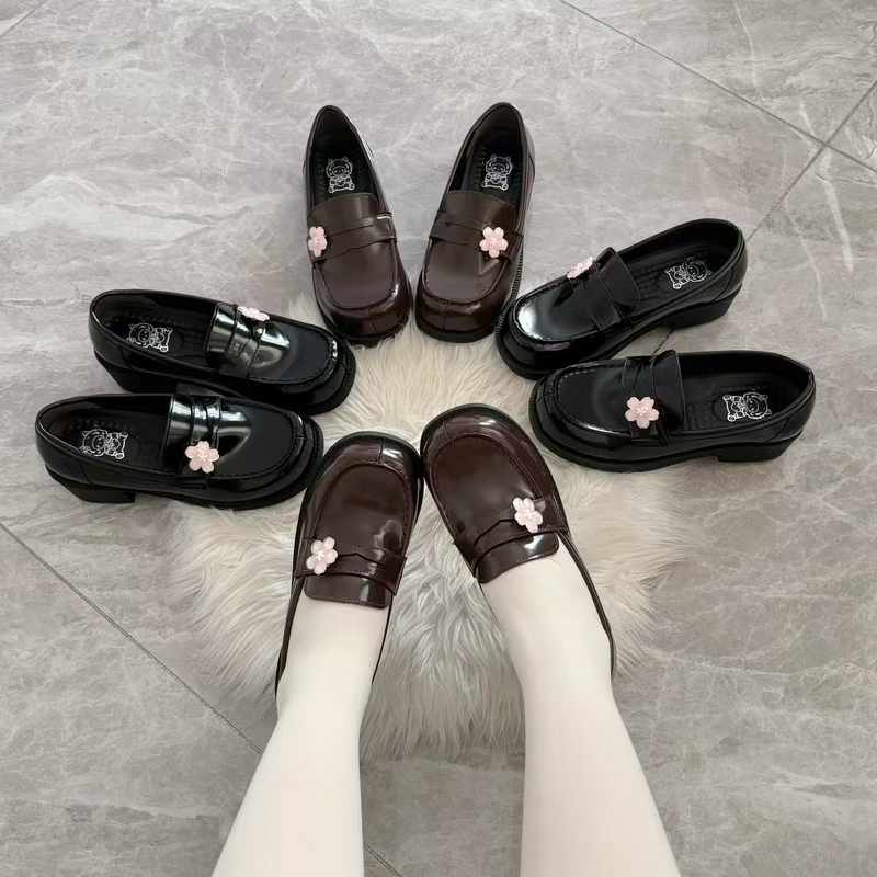 现货【樱奈学院】芒芒露露&咩某小铺原创JK制服鞋正统校供女皮鞋