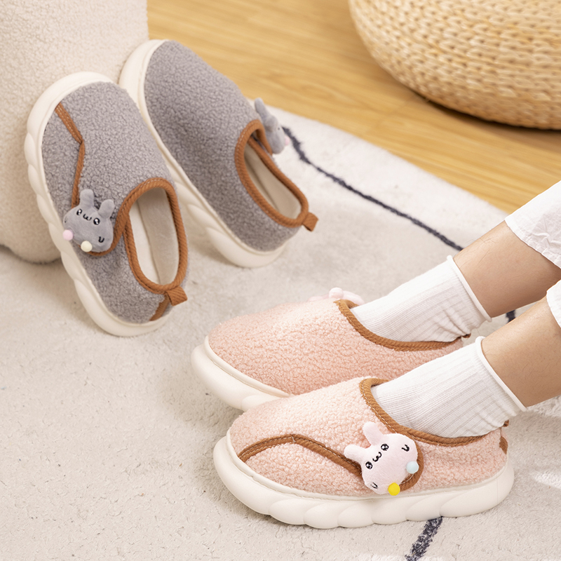 包跟防滑可爱室内超厚底月子鞋