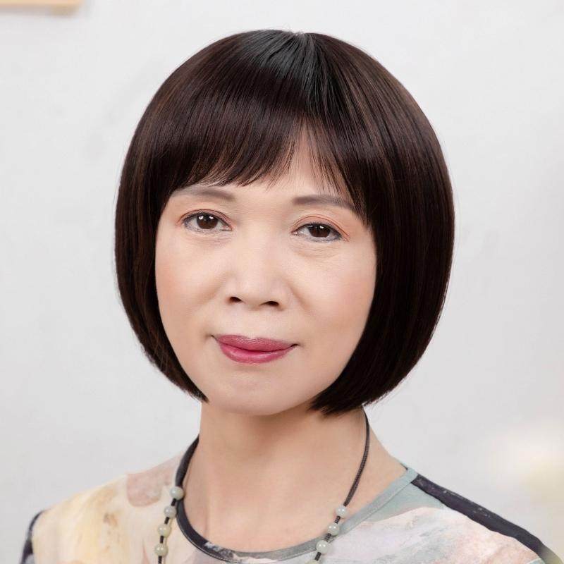 中老年假发真发全真人发轻薄款50岁妈妈短发波波头老人发型假头发