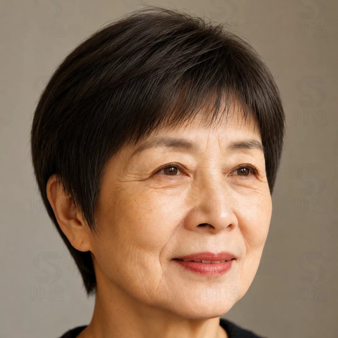假发女真发时尚薄款短发逼真自然图片