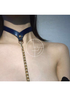 NiUU 牛勿制造 新品 新款choker 项圈 原创设计 纯手工 皮项链