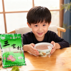 杭州特产三家村藕粉羹营养桂花莲子真正宗西湖藕粉小包装独立藕粉