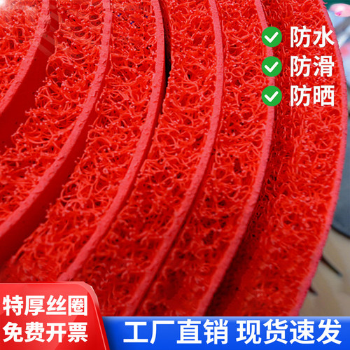 迎宾丝圈地垫定做防水除尘室外