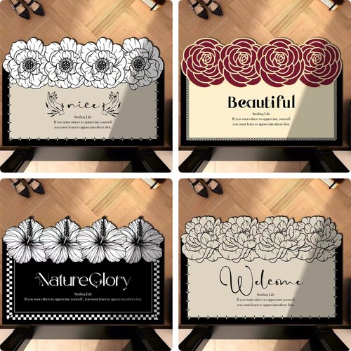 硅藻泥入户门地垫防滑耐脏