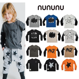 【鬼母】现货 正品授权 NUNUNU 22秋冬 长袖tee 不退可换码数