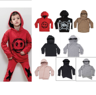 【鬼母】以色列NUNUNU   20秋冬款  拼色连帽卫衣 不退