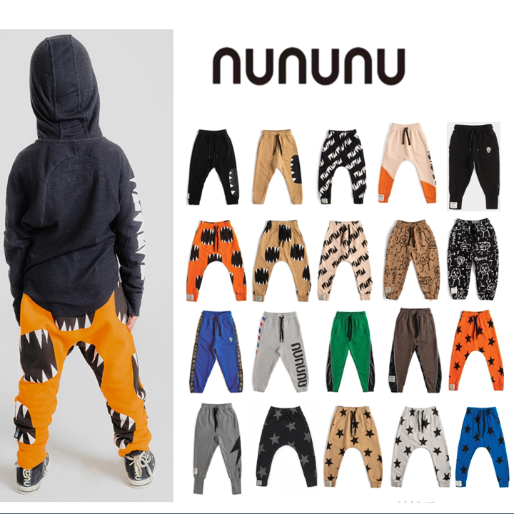 【鬼母家】 NUNUNU 22新品 正品授权 秋冬垮裤 毛圈料 不退可换码