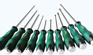 世达工具 T系列一字形穿心螺丝刀批 维修拆机工具 61603~61708