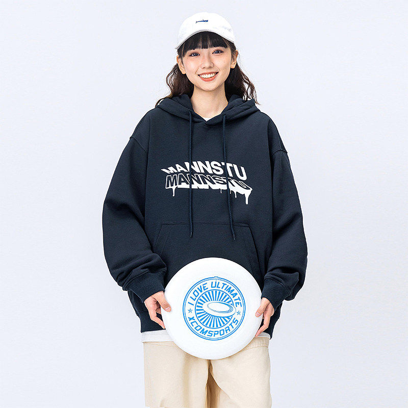 2026秋季新款连帽卫衣女日系休闲中性字母百搭情侣上衣图片