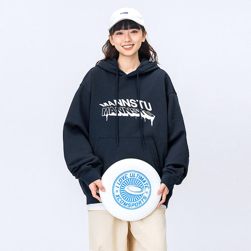 2026秋季新款连帽卫衣女日系休闲中性字母百搭情侣上衣